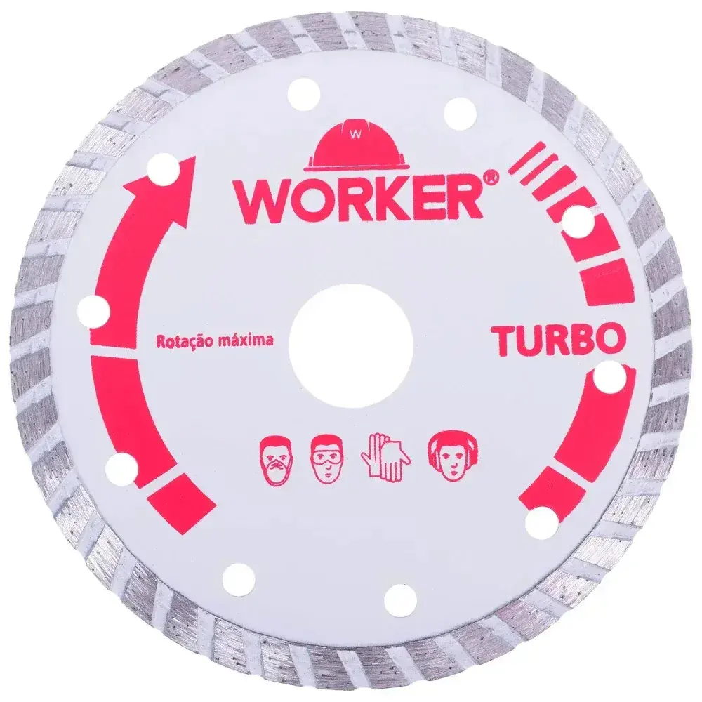 Disco diamantado turbo 110MM x 20MM Worker