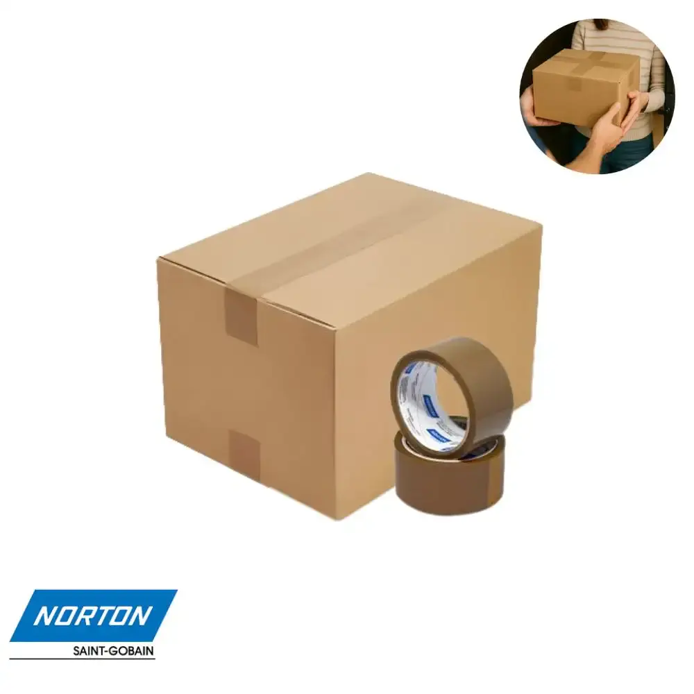 Fita para Empacotamento Marrom 48 x 45 Norton — fotografia 5