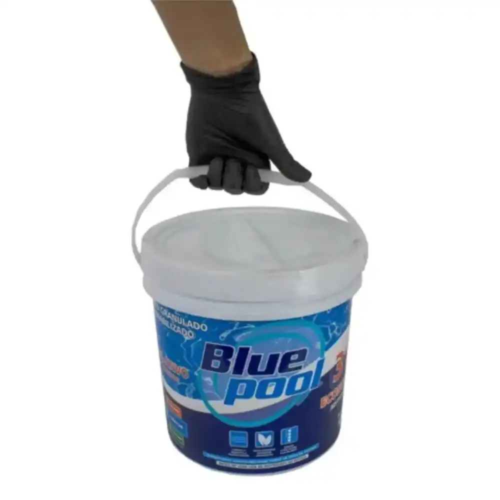 Cloro para piscina 3 em 1 balde 10 KG 25190 Fluidra — fotografia 4