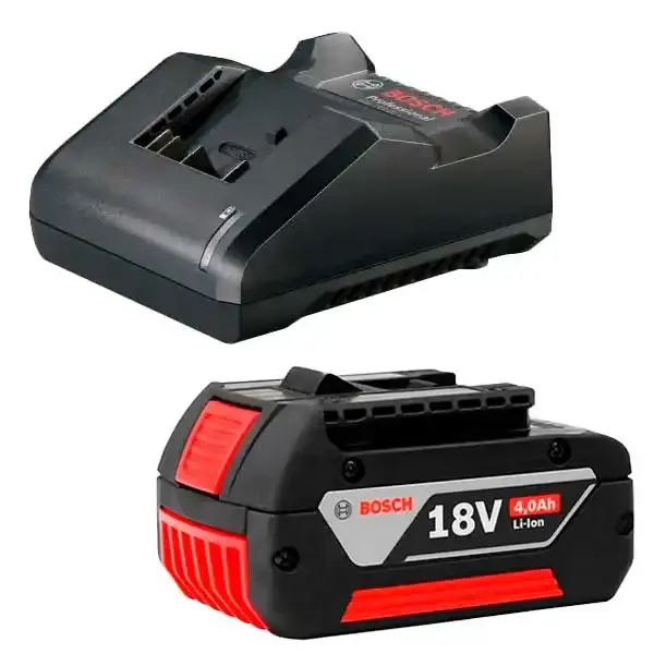 Carregador de bateria GAL 18V-20 com bateria 4.0AH Bosch Bivolt