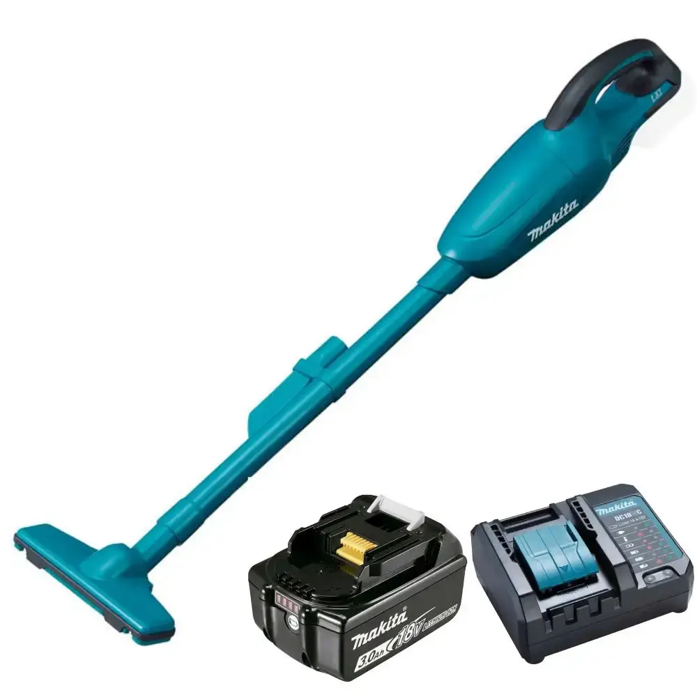 Aspirador de pó vertical a bateria 18V com bateria e carregador Makita Bivolt
