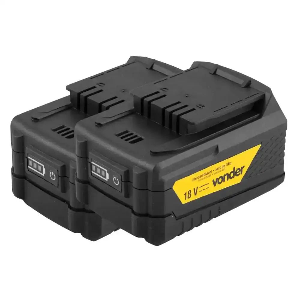 Kit soprador de folhas à bateria 18V ISV1834 com 2 baterias 4AH e carregador bivolt Vonder — fotografia 5