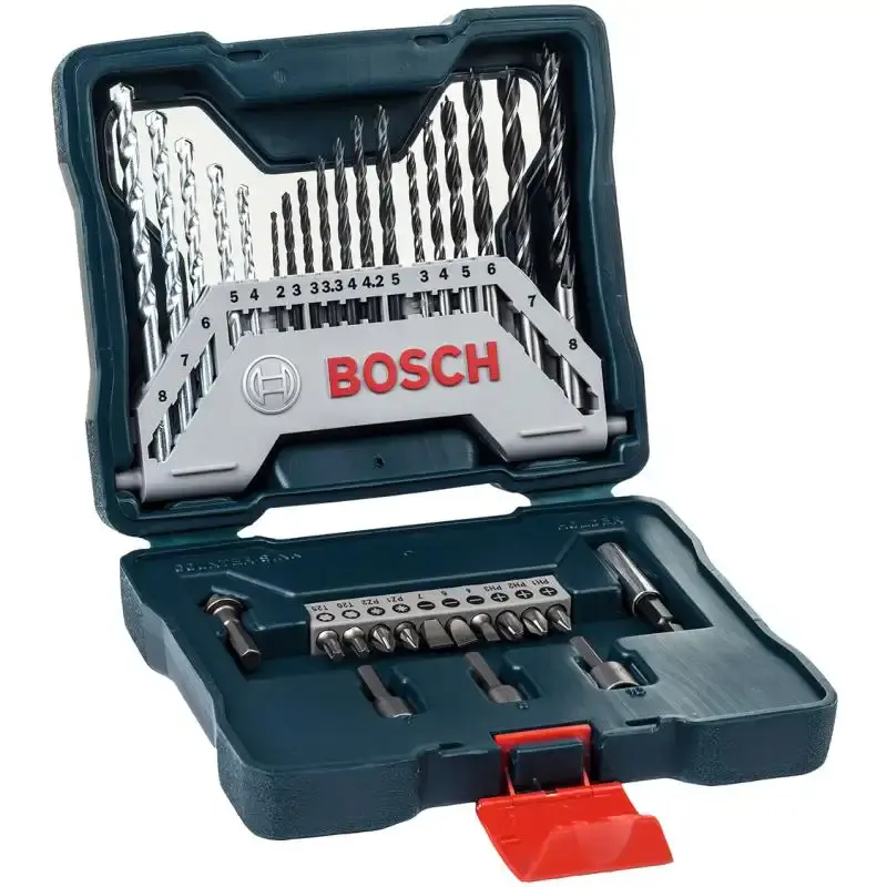 Estojo de brocas e pontas kit com 30 peças x-line Bosch — fotografia de referência