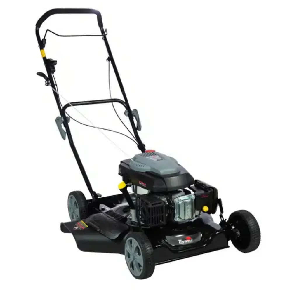 Cortador de grama à gasolina 6HP função 2 em 1 saída lateral TLM510SM-60L Toyama — fotografia de referência
