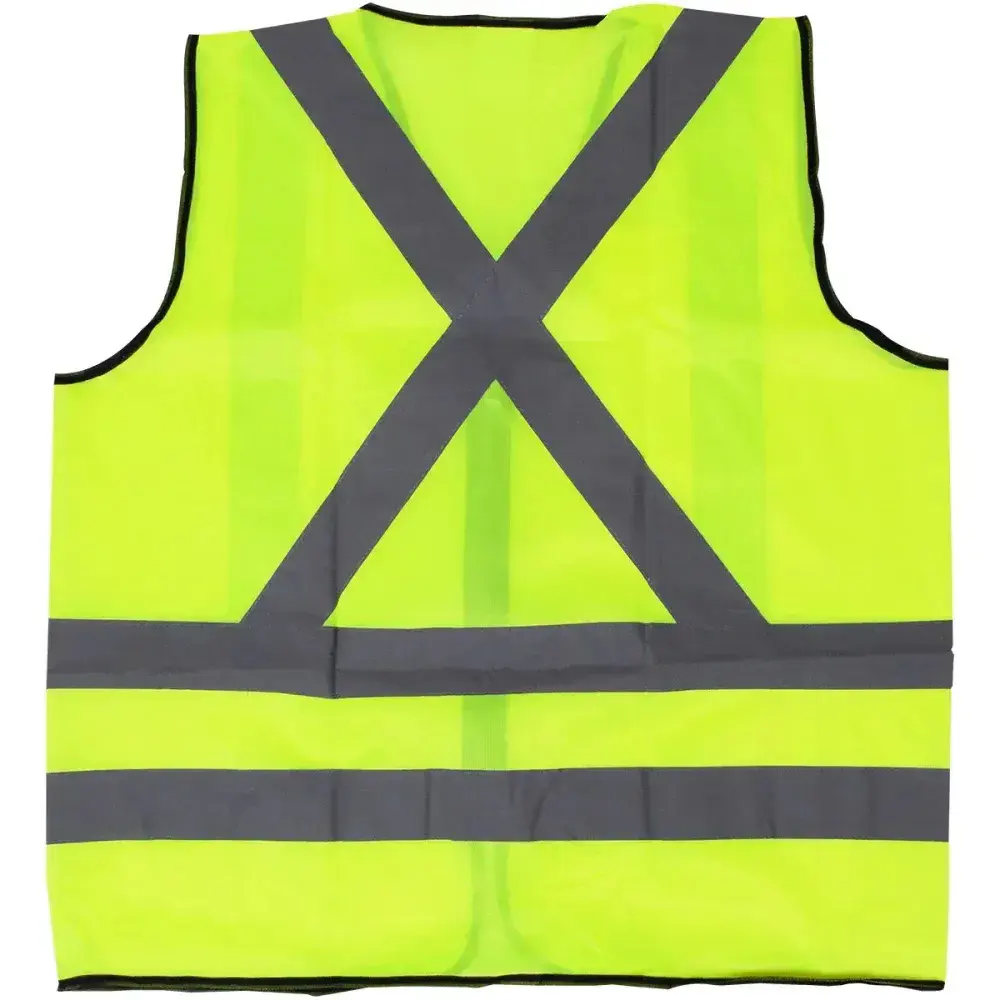 Colete refletivo amarelo 4 bolsos tamanho g Worker — fotografia 7