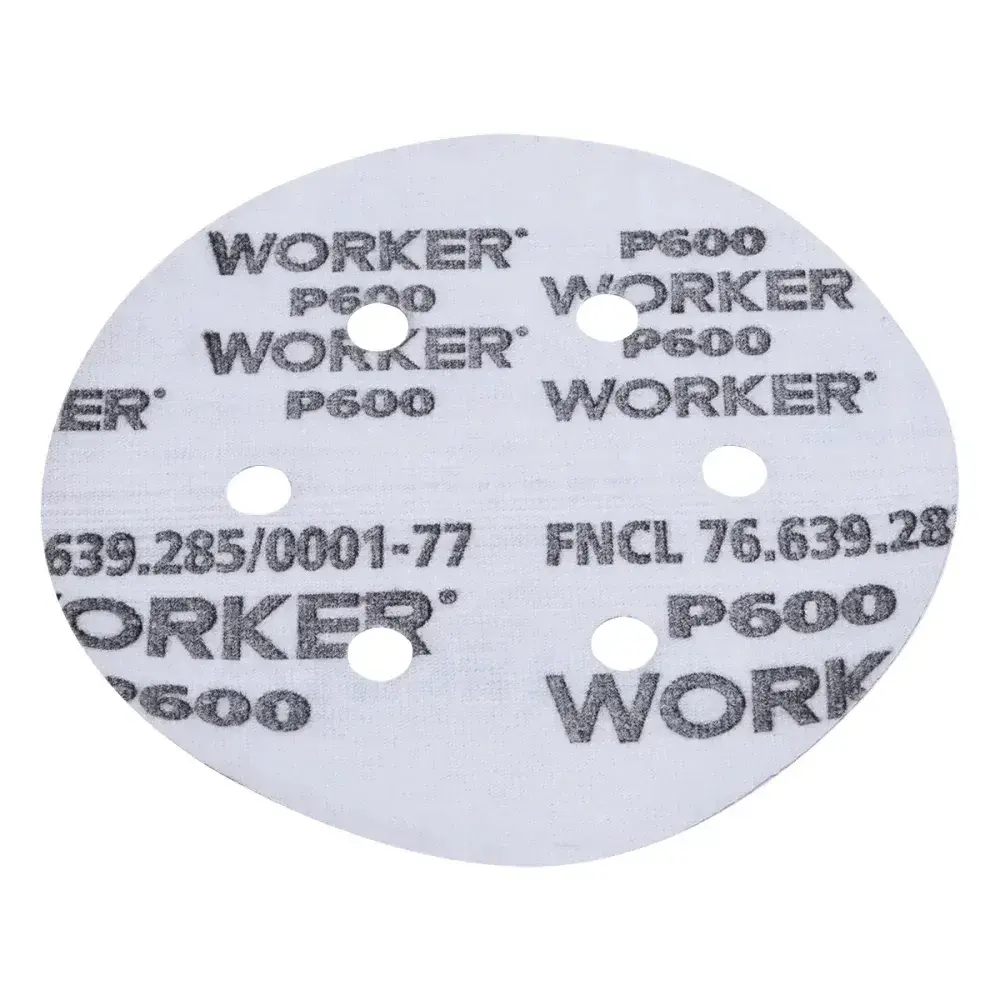 Disco de lixa tipo velcro 6 152MM grão 280 Worker — fotografia 3