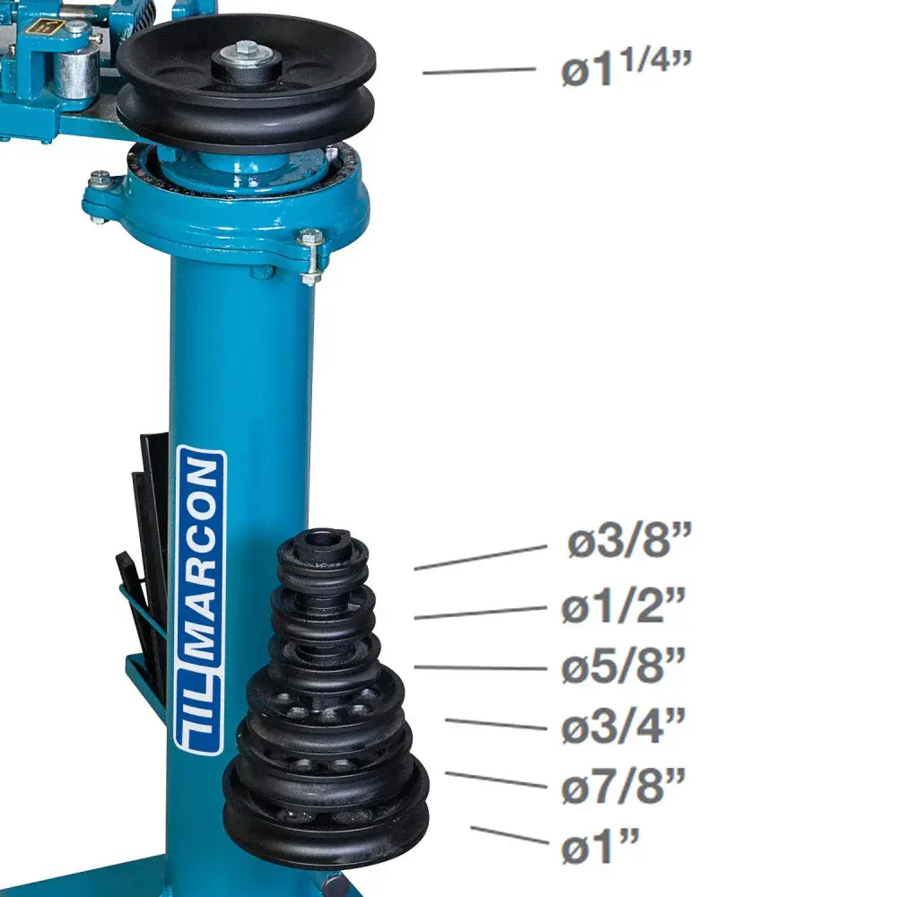 Curvador de tubos manual 3/8" a 1 1/4" 4504 Marcon — fotografia 4