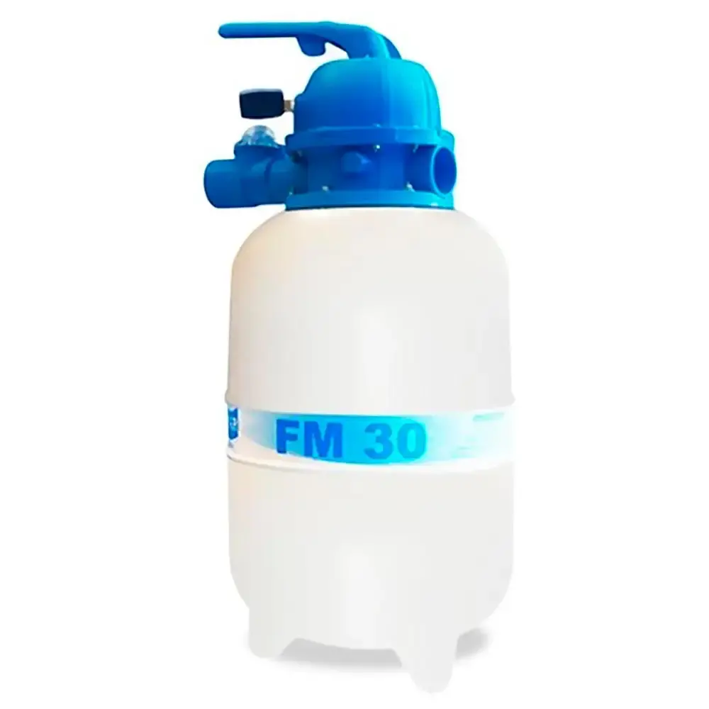 Kit filtro FM30 e bomba 1/4CV piscina 28 mil litros Sodramar — fotografia 2