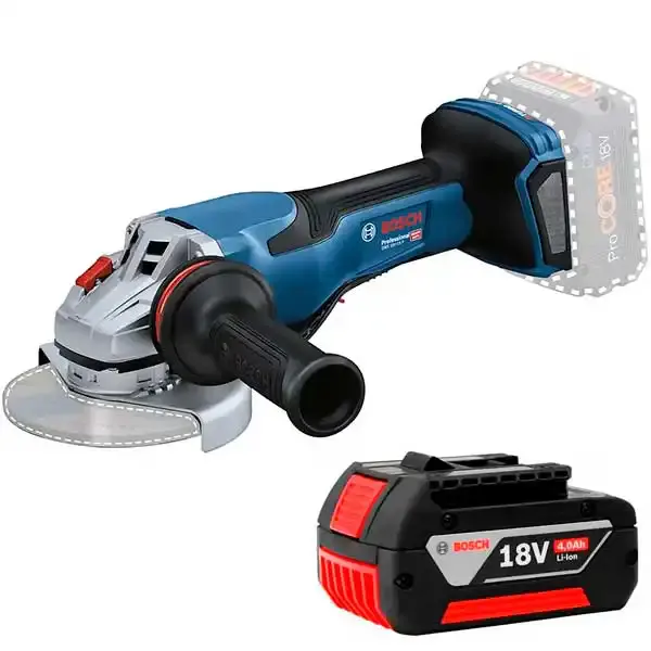 Esmerilhadeira 5 pol GWS18V-15P com bateria 18V 4.0AH Bosch
