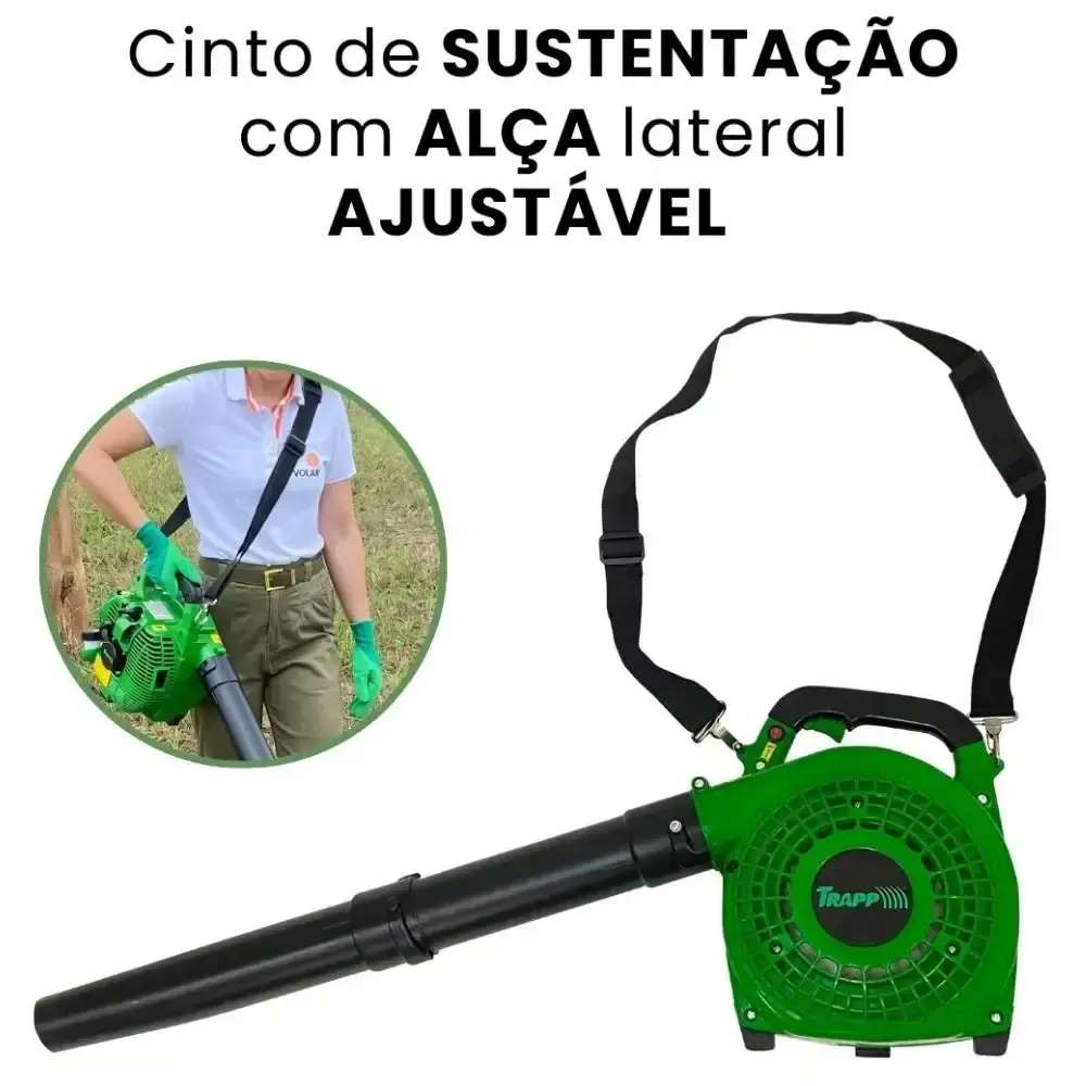 Soprador de folhas a gasolina 2 tempos 25,4CC 1HP SFX-4700 Trapp — fotografia 5