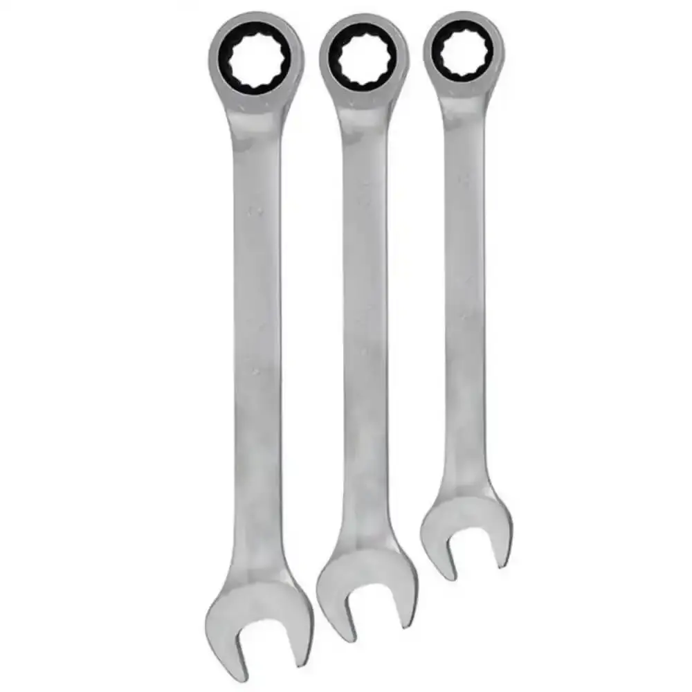 Jogo de chave combinada com catraca de 8 à 19 MM kit com 7 peças Corneta — fotografia 3