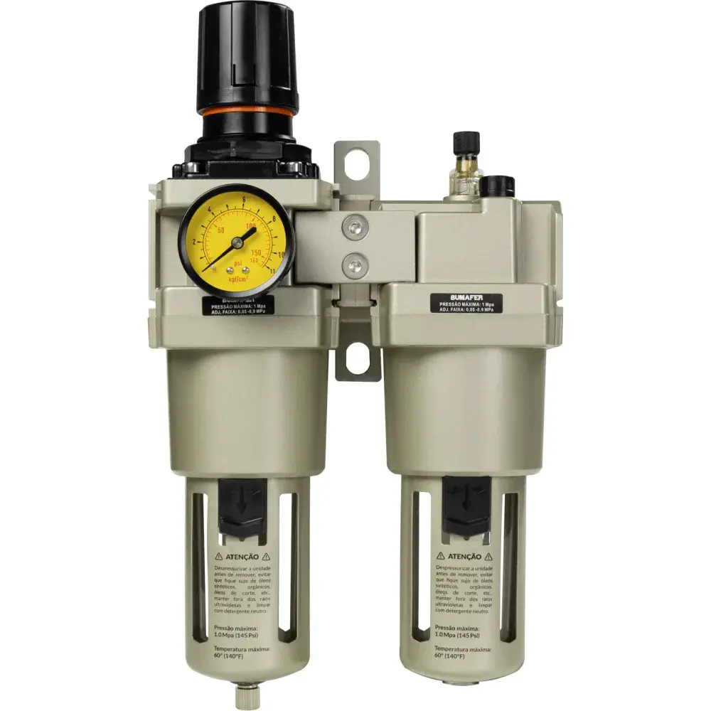 Regulador de lubrificação ar 145 lbf/pol 3/4 Bumafer — fotografia 9