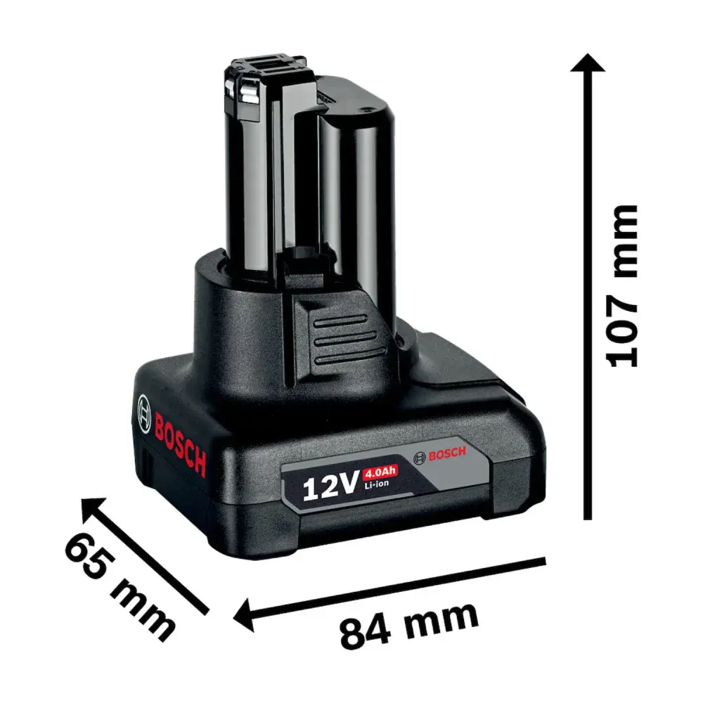 Bateria gba 12V 4,0 ah Bosch — fotografia 5