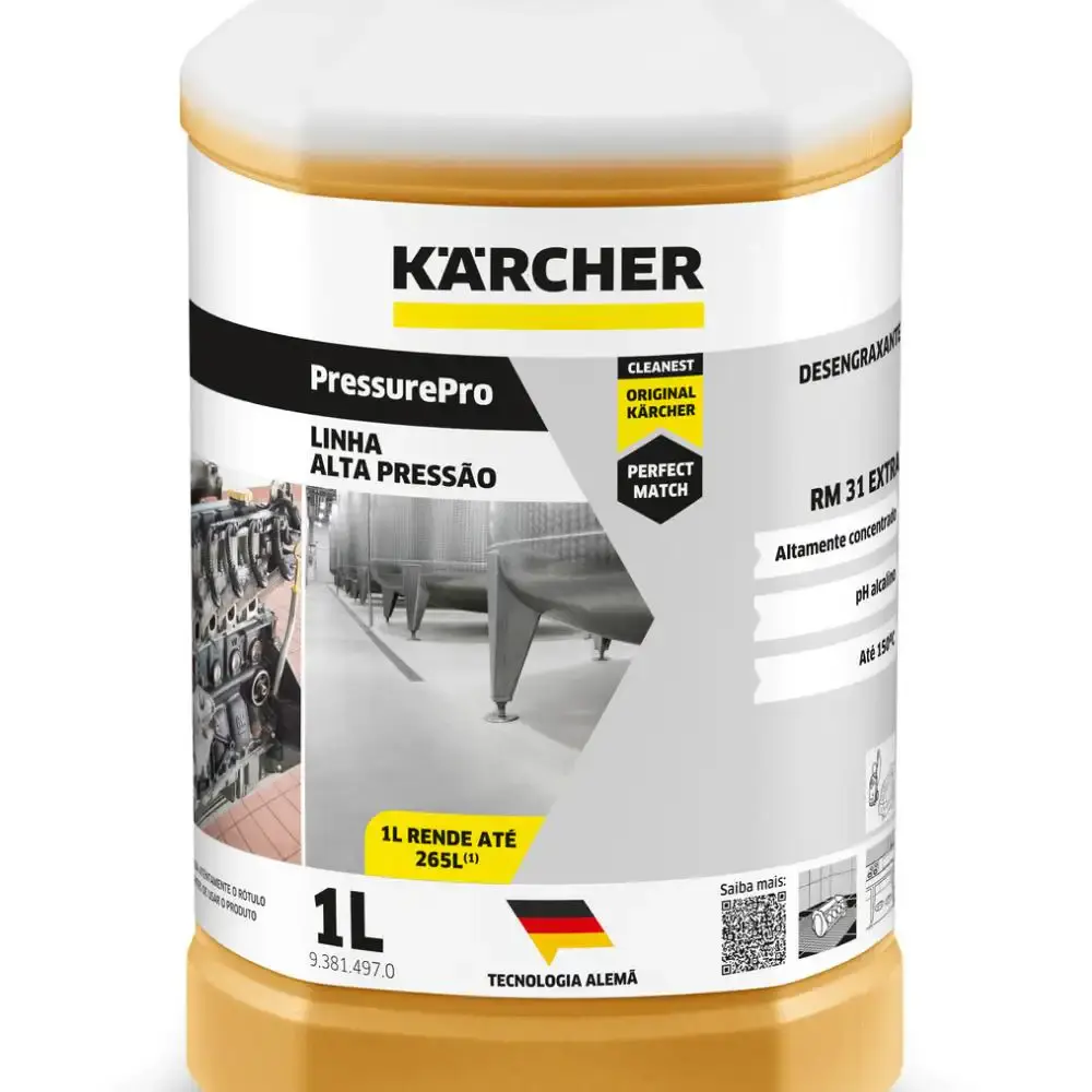 Detergente desengraxante pro RM 31 1L Karcher — fotografia 3
