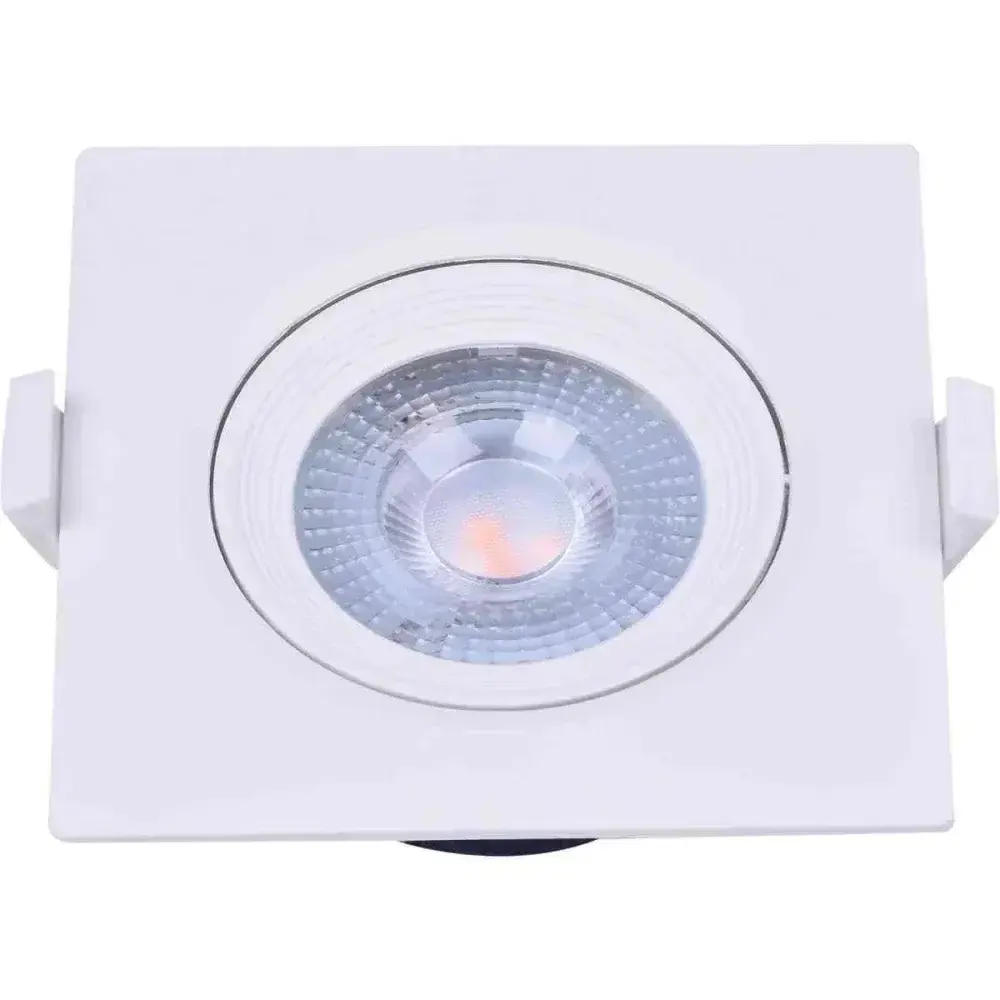 Spot led embutir quadrado 10W 6500K biv Taschibra — fotografia 3