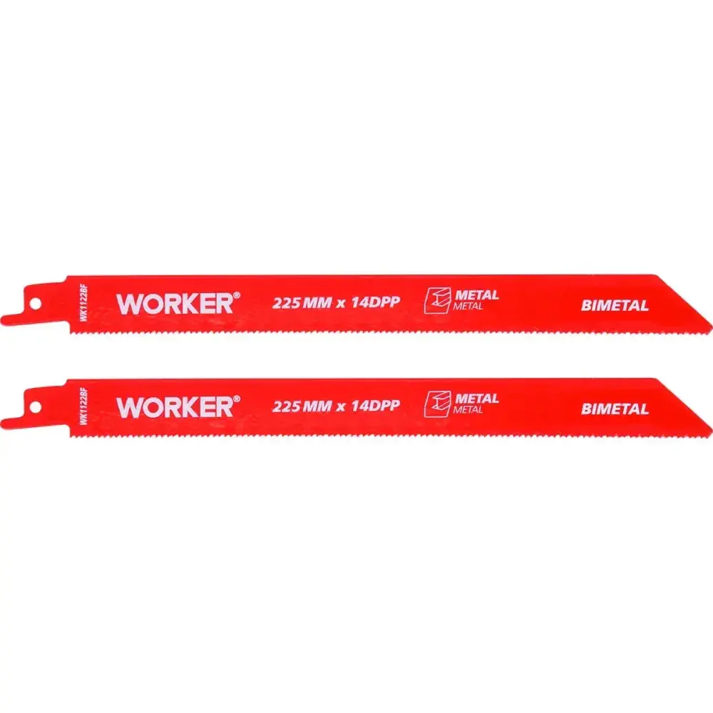 Lâmina para serra sabre bimetálica 1/2” 225MM 14 dentes Worker — fotografia 6
