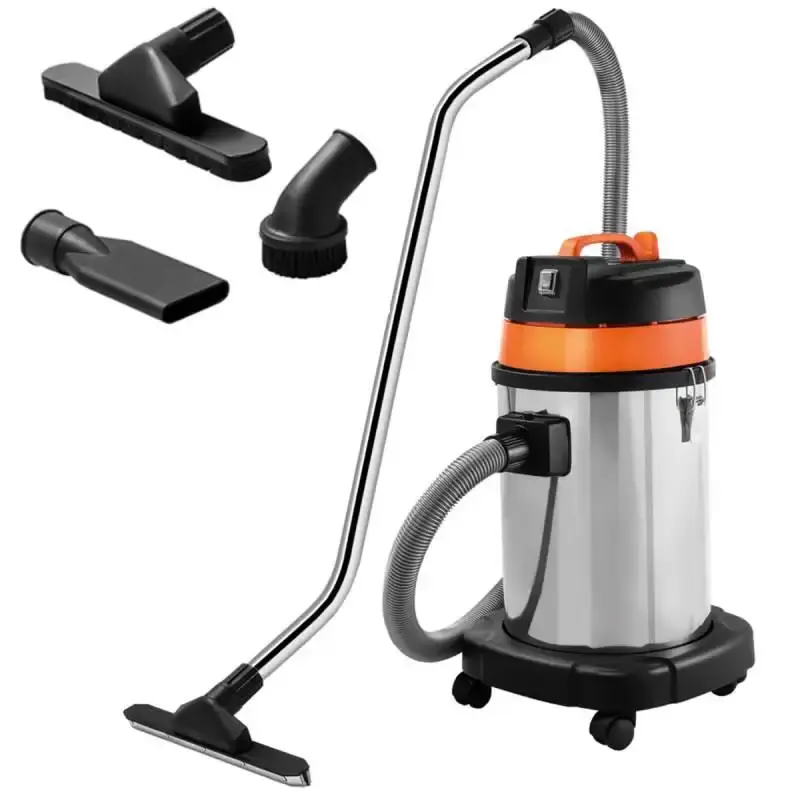Aspirador de pó e líquido 1400W 30 litros tanque de aço inox Tramontina 220 V — fotografia de referência