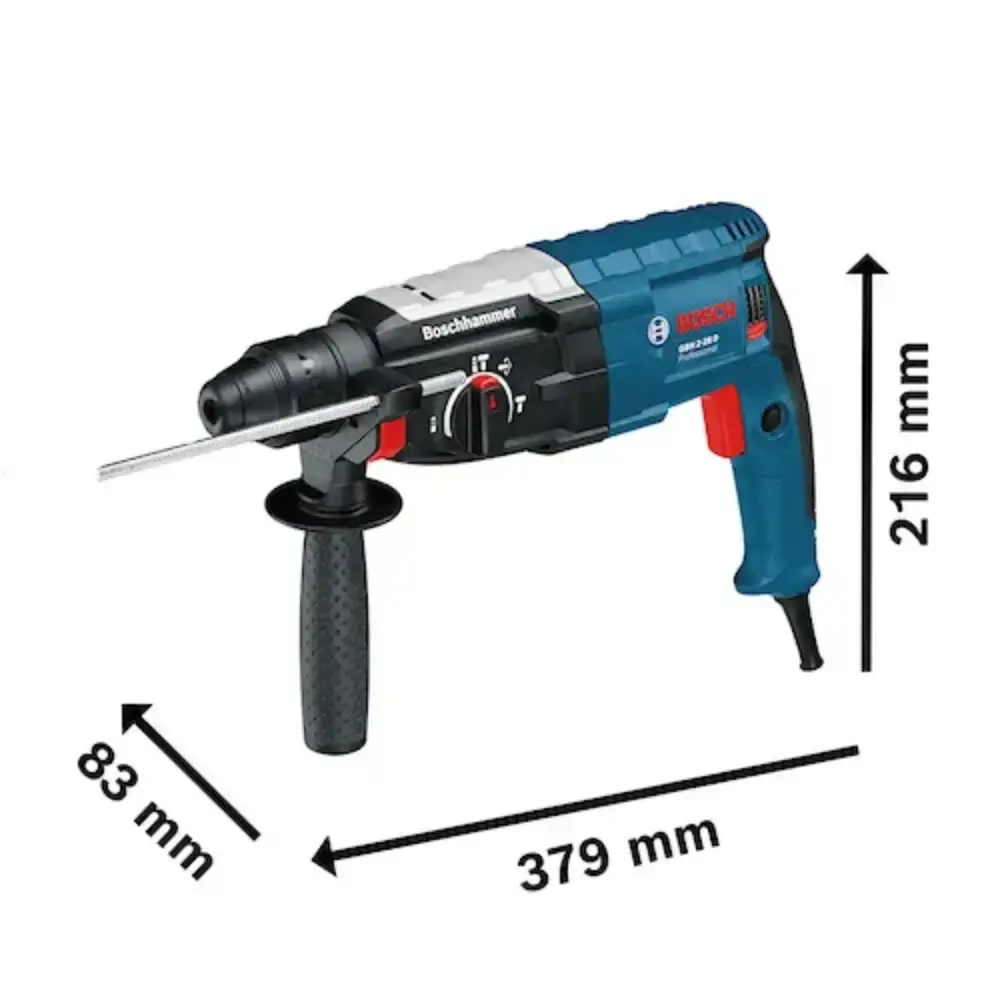 Martelete sds-plus 850W 2,9 KG GBH2-28D perf/rompedor Bosch 220 V — fotografia 11