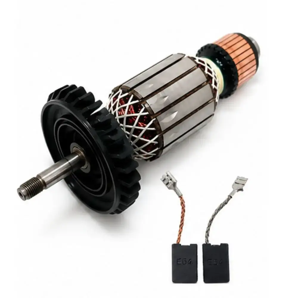 Induzido 220V com carvão original para esmerilhadeiras Bosch