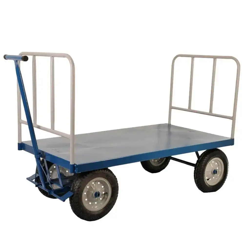 Carrinho plataforma com grade 800KG PLA-800G Fercar