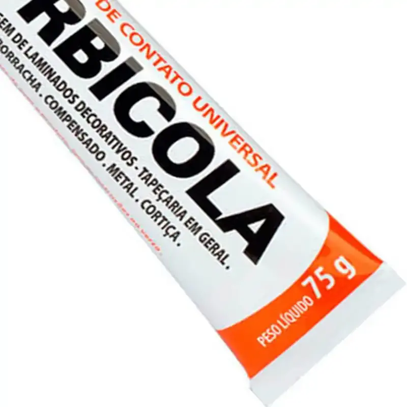 Adesivo cola de contato universal orbicola âmbar 75 GR Orbi química — fotografia 3