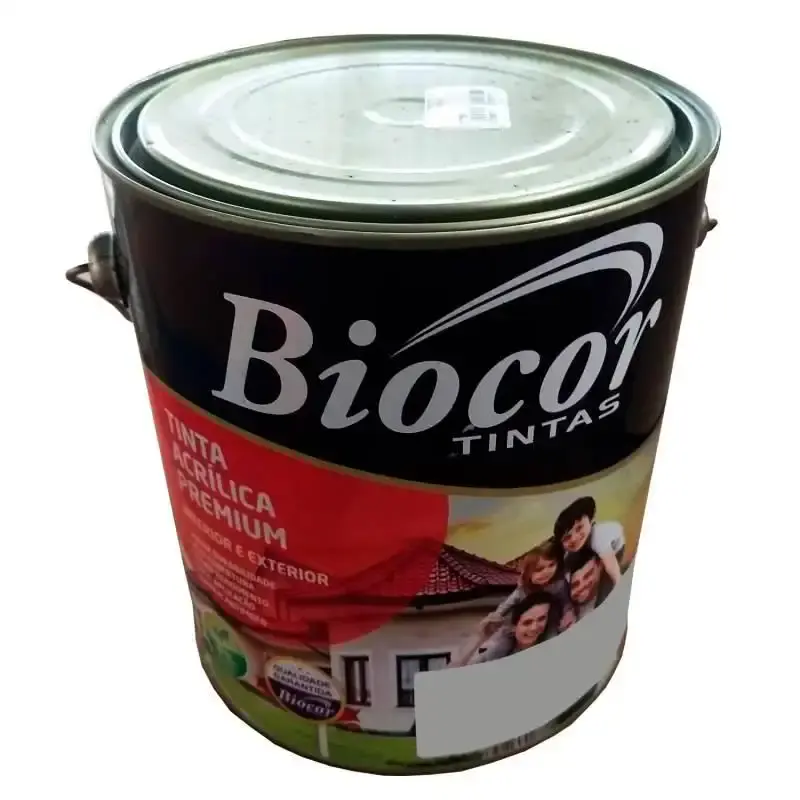 Tinta acrílica premium parede e piso cinza médio lata 3.6L biocor — fotografia 2
