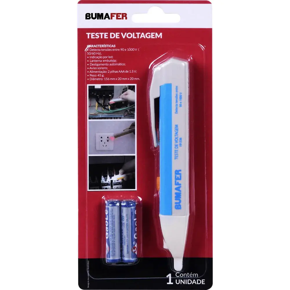 Teste de voltagem VT-2090 90V-1000V Bumafer — fotografia 5