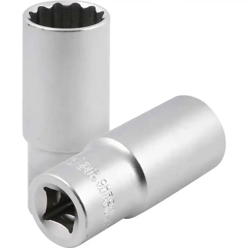Soquete Estriado Encaixe 1/2 polegada 32MM LONGO VONDER — fotografia de referência