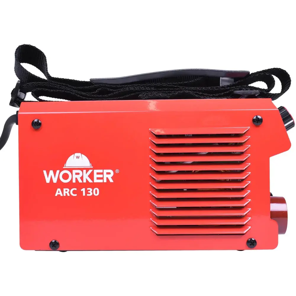 Inversora de solda arc 130 5,5KVA 20 a 130A 220V Worker — fotografia 8