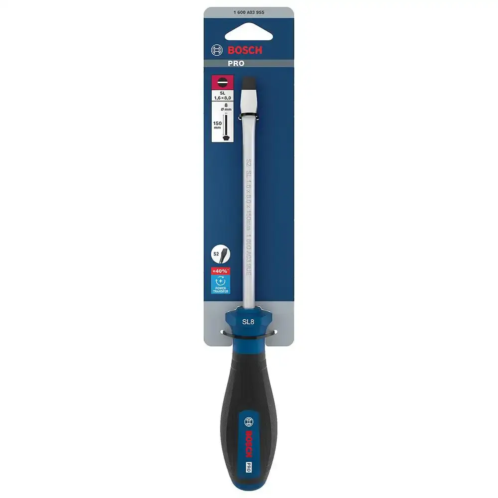 Chave de fenda PRO SL 1.6X8X150MM bosch Bosch Ferramentas Manuais — fotografia 4