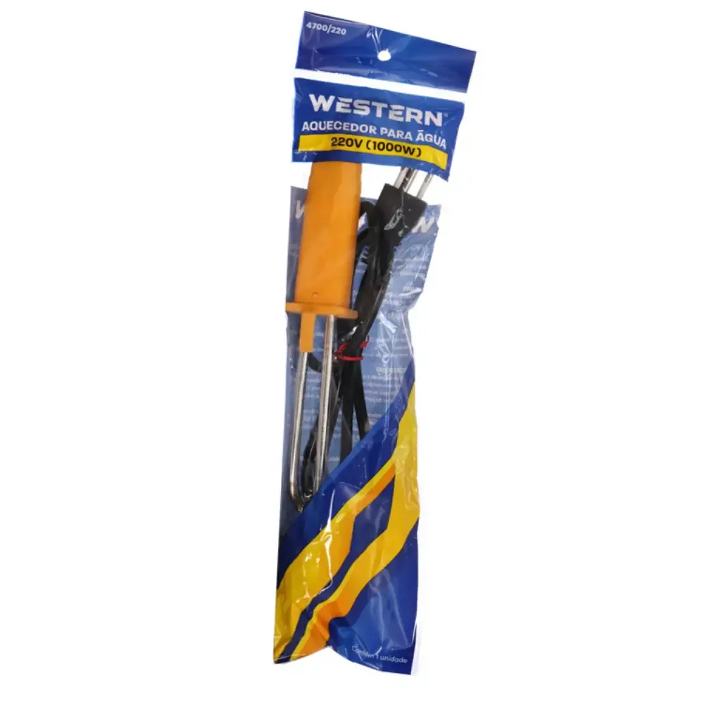 Ebulidor aquecedor de líquido 1000W Western 220 V — fotografia 3