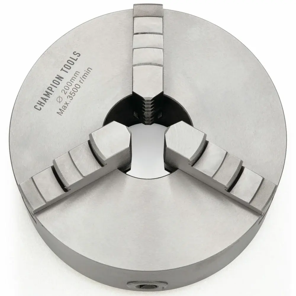 Placa para torno 130 mm 3 castanhas universais fofo 900.003 champion tools