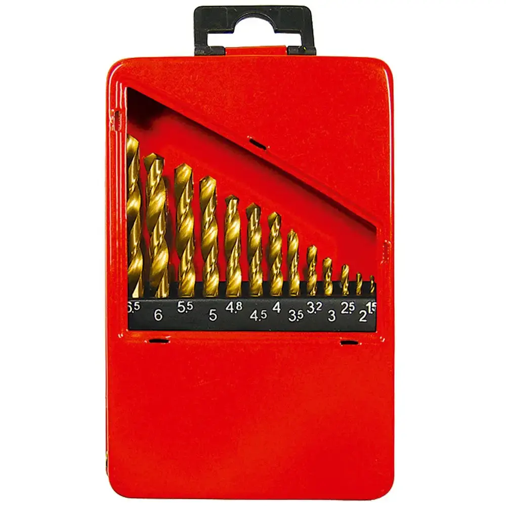 Kit de brocas aço rápido de 1.5 à 6.5 MM kit com 13 peças MTX — fotografia de referência