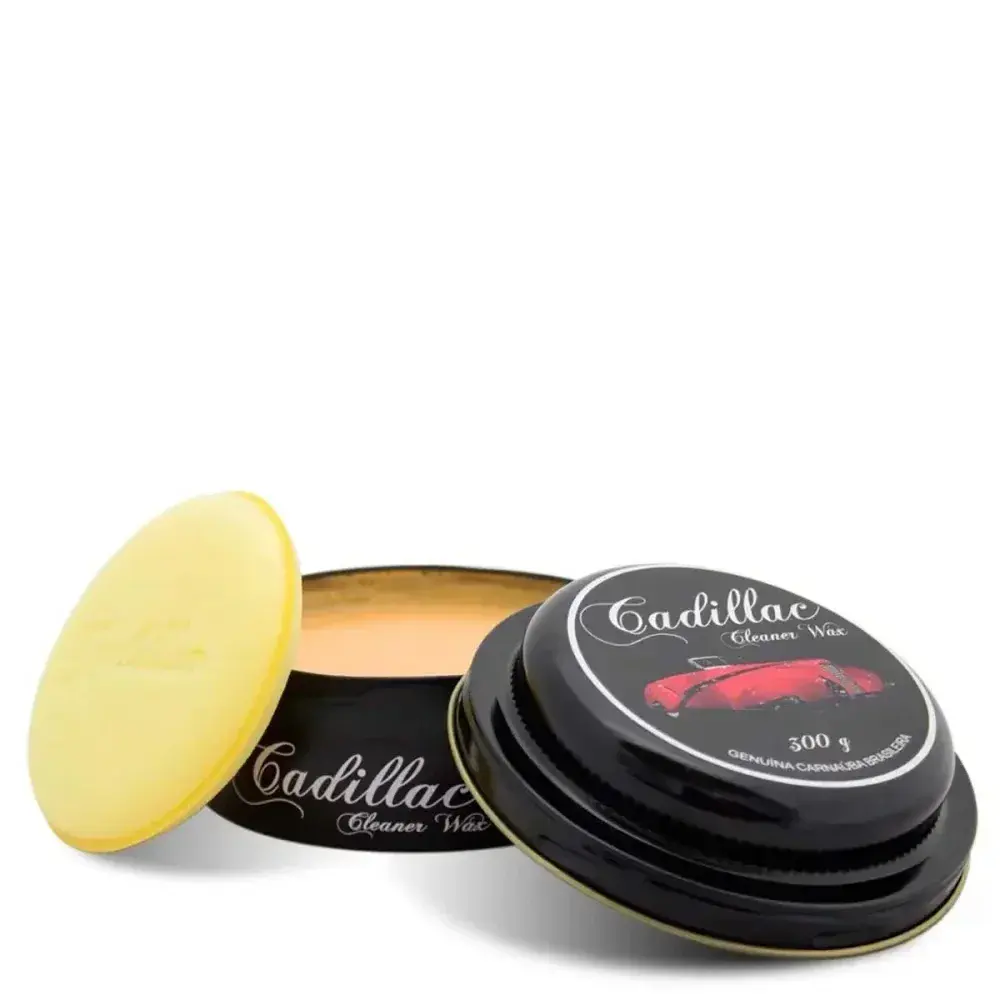 Cera automotiva cleaner wax com aplicador 300G Cadillac — fotografia 2