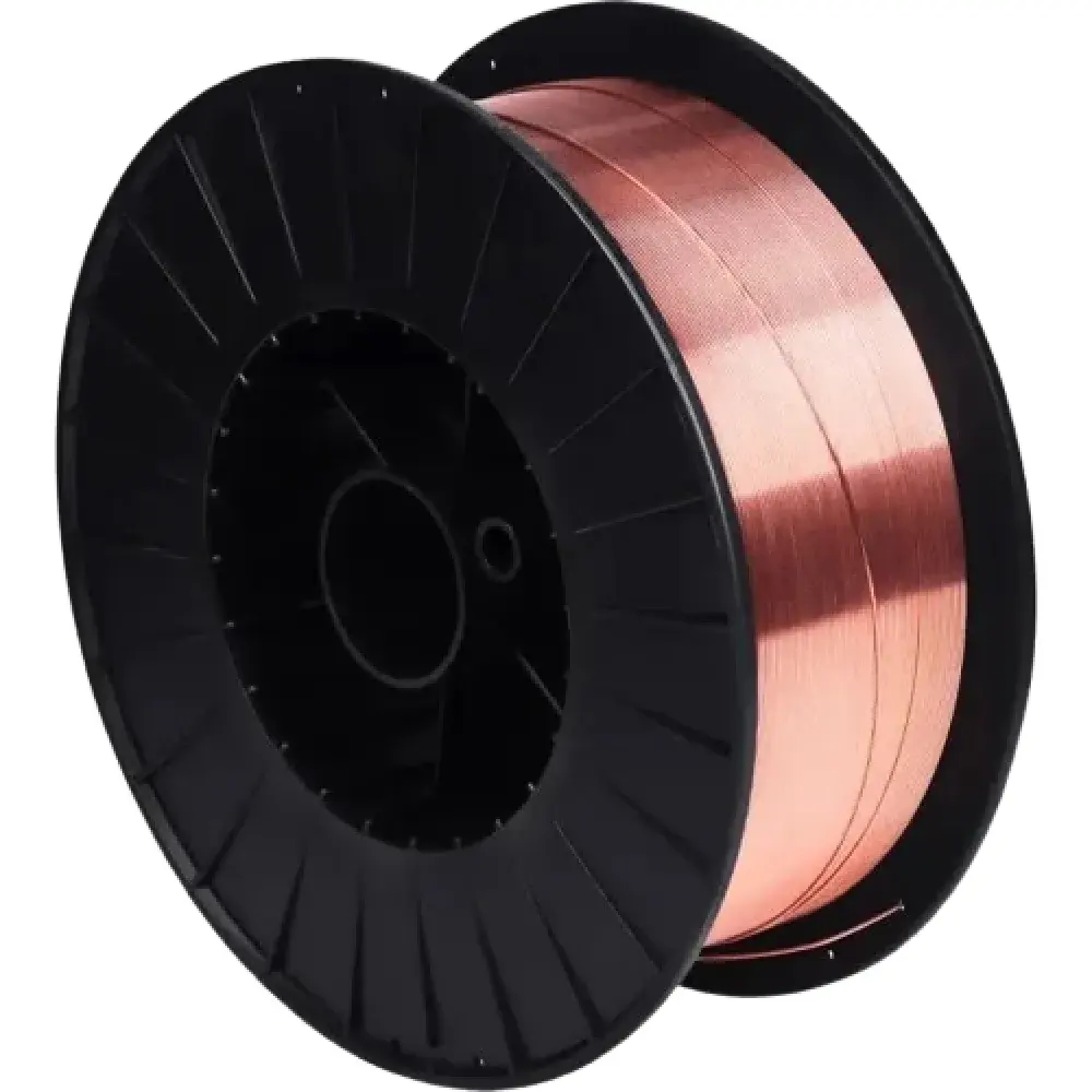 Arame para solda mig 1MM carretel plástico 15KG Bridge — fotografia 7