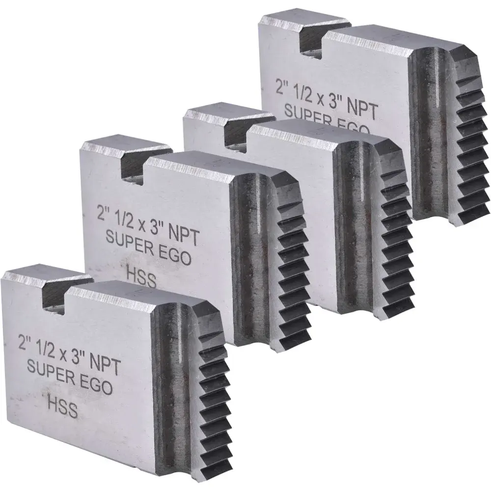 Jogo de cossinetes aço rápido 2 ½” a 3” npt super ego