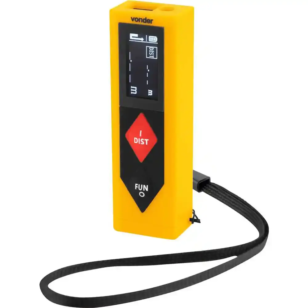 Medidor de distância a laser 30 metros compacto Vonder