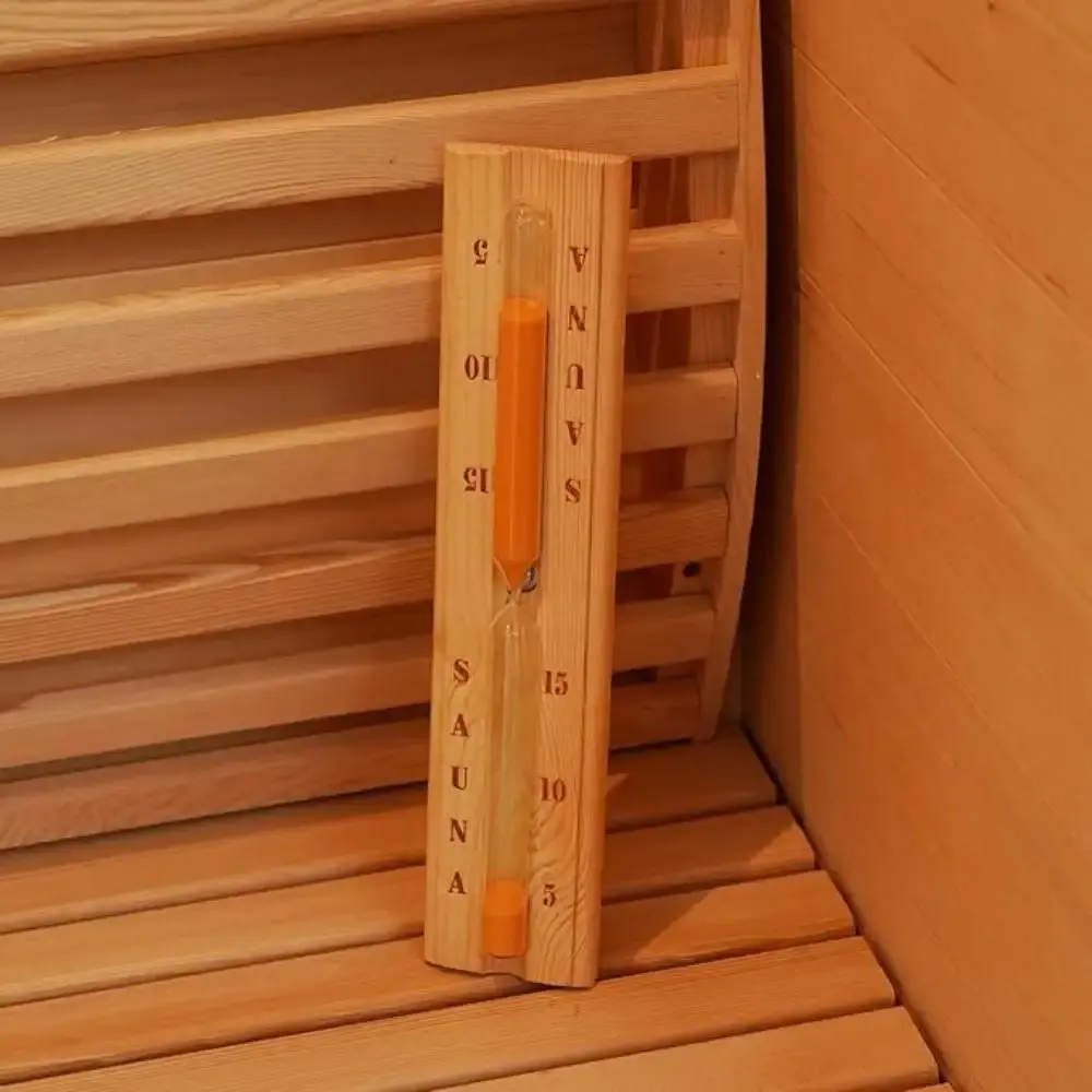 Temporizador de madeira ampulheta sauna seca Sodramar — fotografia 5