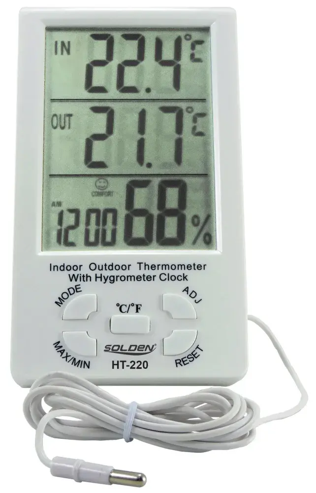 Termohigrômetro digital HT-220 solden Icel