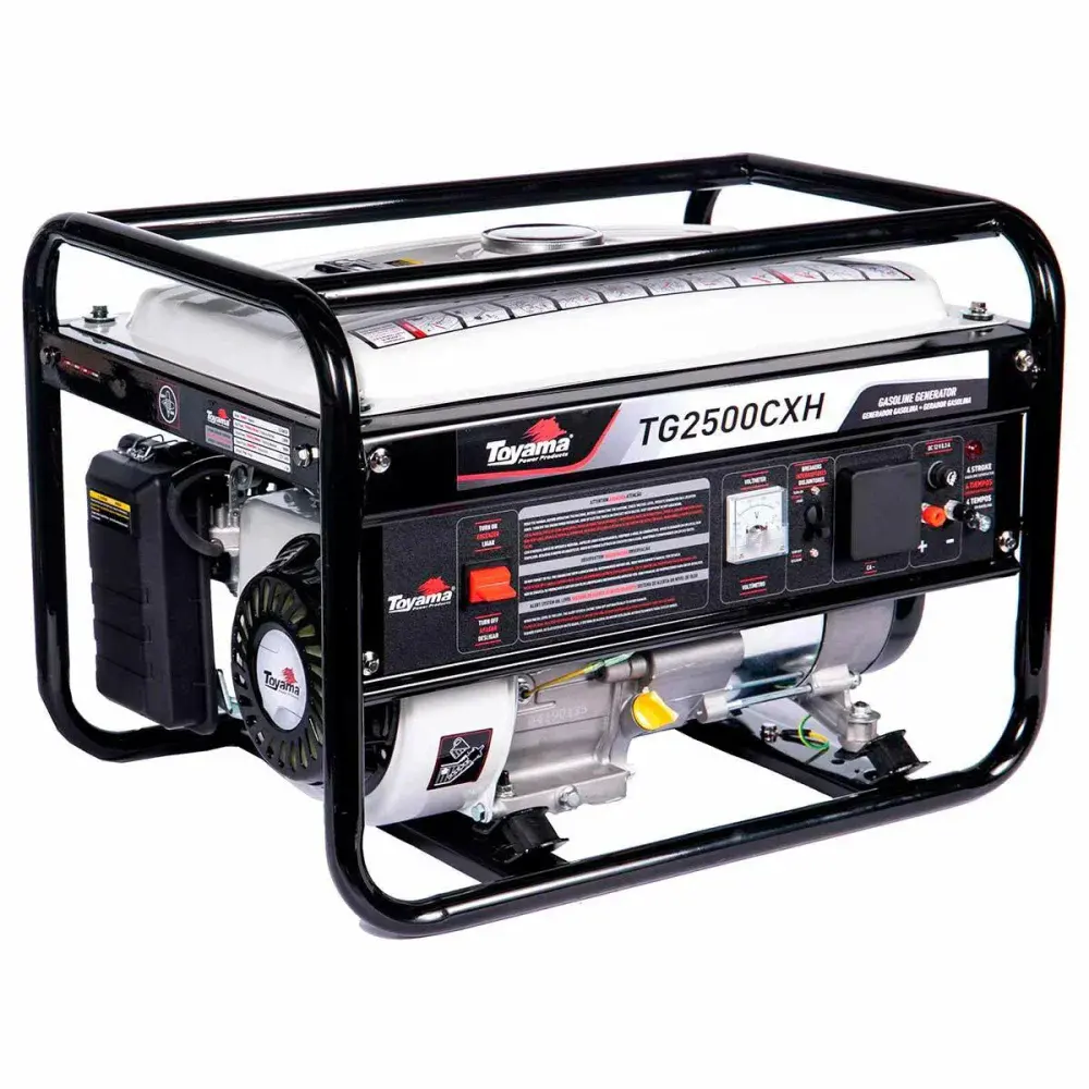 Gerador de energia a gasolina 163CC 2.2 kva mono Toyama — fotografia 6