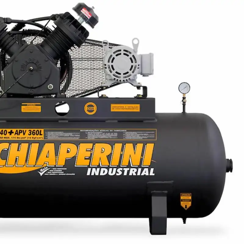 Compressor de Ar 40 Pés 360L c/ Motor Trifásico 220/380V CJ 40+ APV 00708 CHIAPERINI — fotografia 3