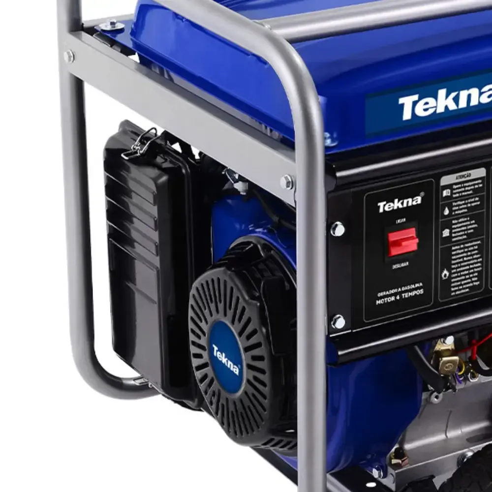 Gerador de energia à gasolina 7.2 KVA 4T bivolt GT8000FBE Tekna — fotografia 3