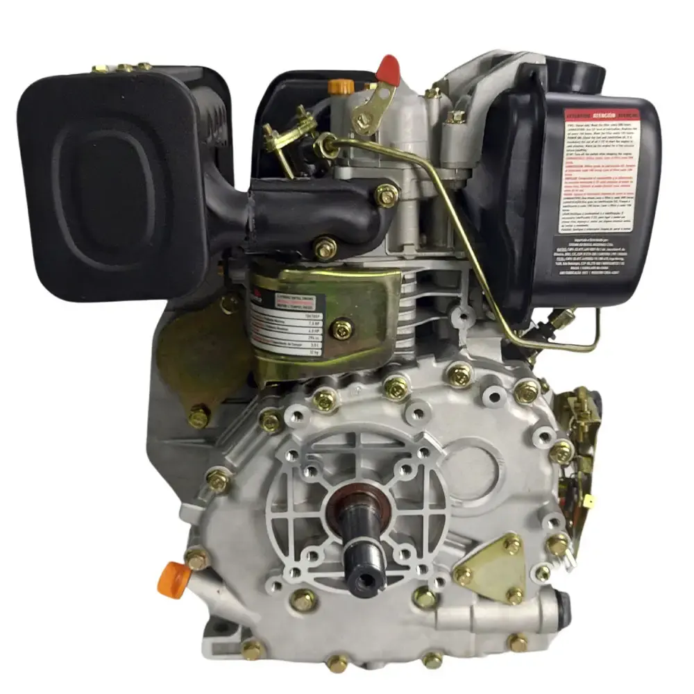 Motor diesel 7.0HP partida manual TDE70XP 019-041 Toyama — fotografia 2