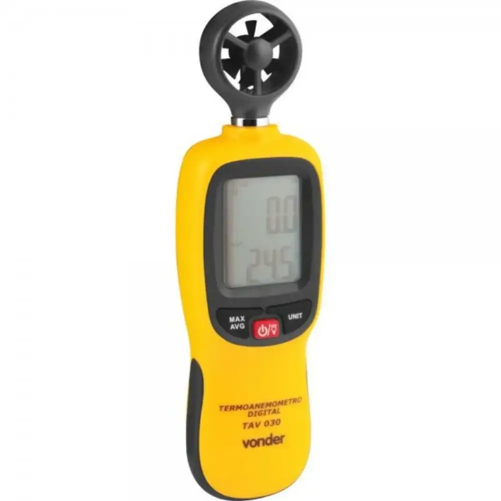 Termoanemômetro Digital 0 a 30 ms TAV-030 VONDER — fotografia de referência