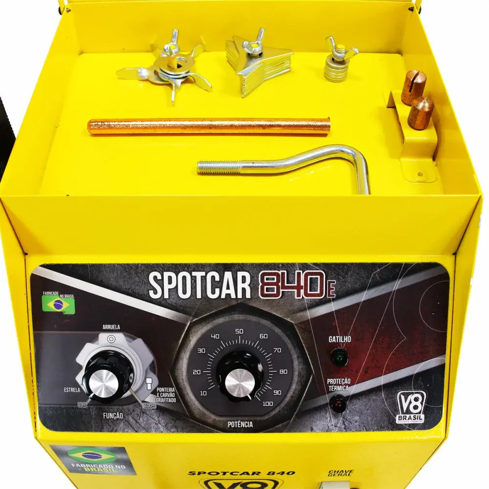Repuxadeira elétrica analógica spotcar 840E 13KVA 220V V8 brasil — fotografia 5