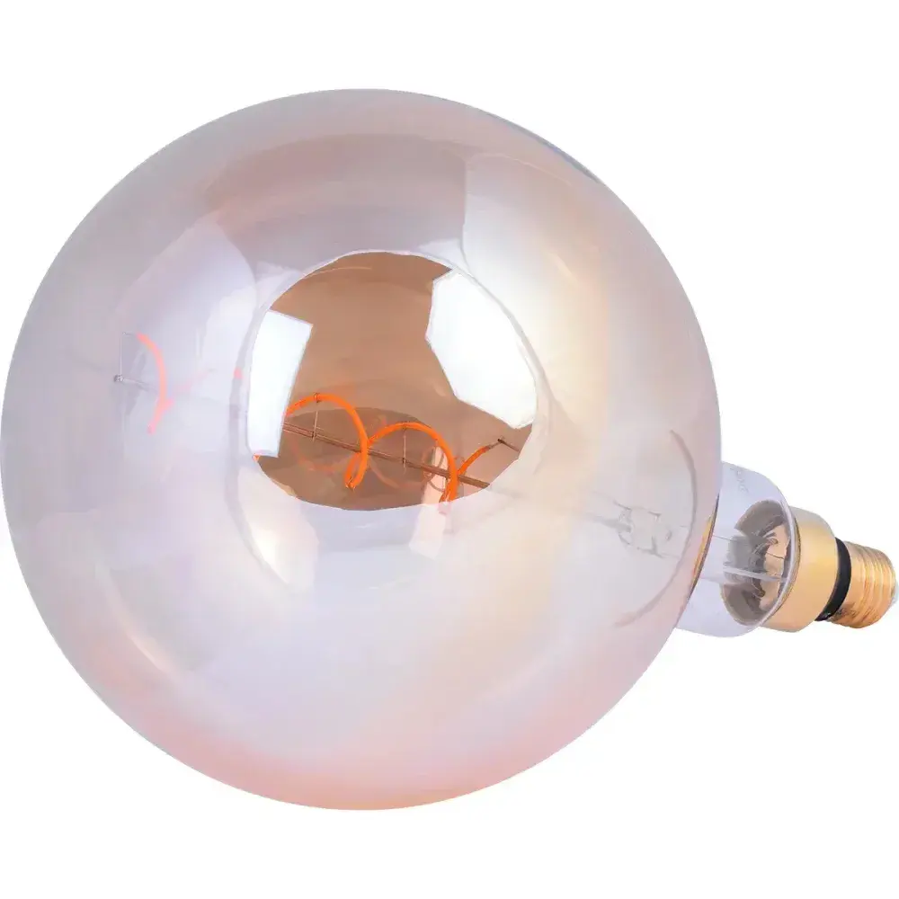 Lâmpada de led giant globo âmbar E27 4W biv Liege — fotografia 7