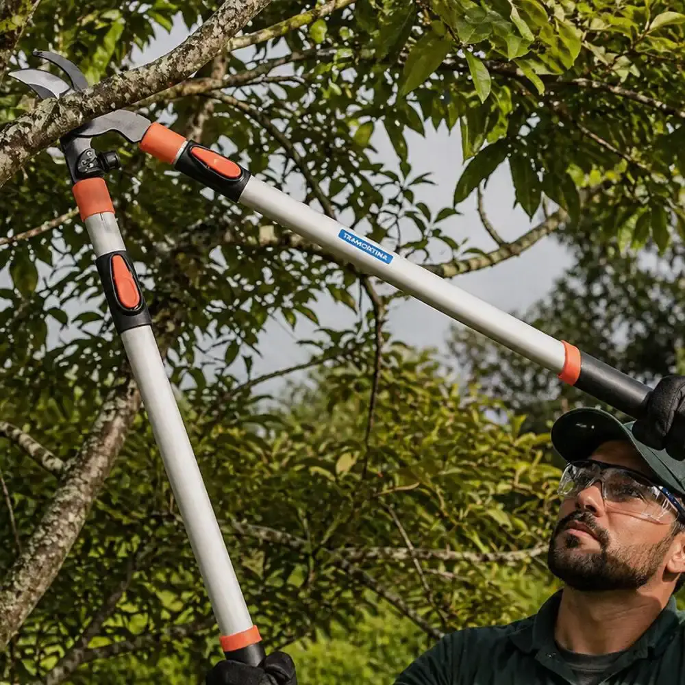 Tesoura para poda cabo extensível corte 3,0CM Tramontina — fotografia 5