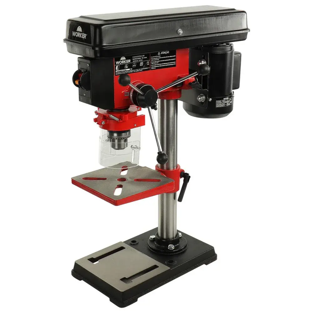 Furadeira de bancada Worker 9 velocidades 1.700RPM 500W bivolt