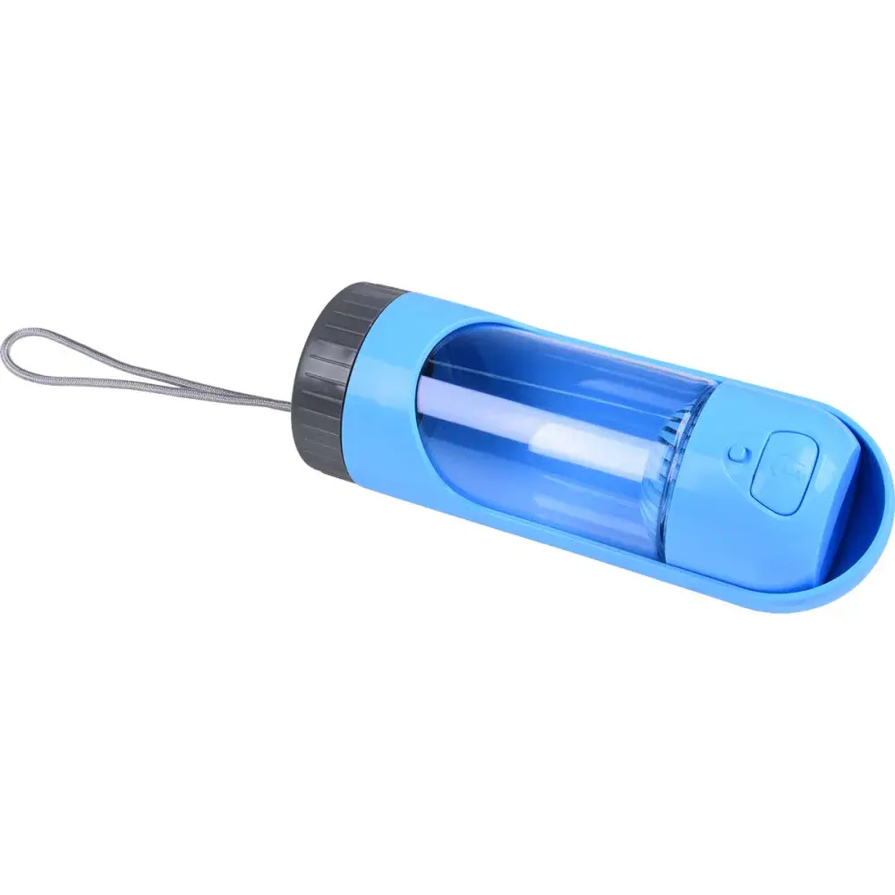 Garrafa de água portátil para cachorro azul 300ML Kala — fotografia 4