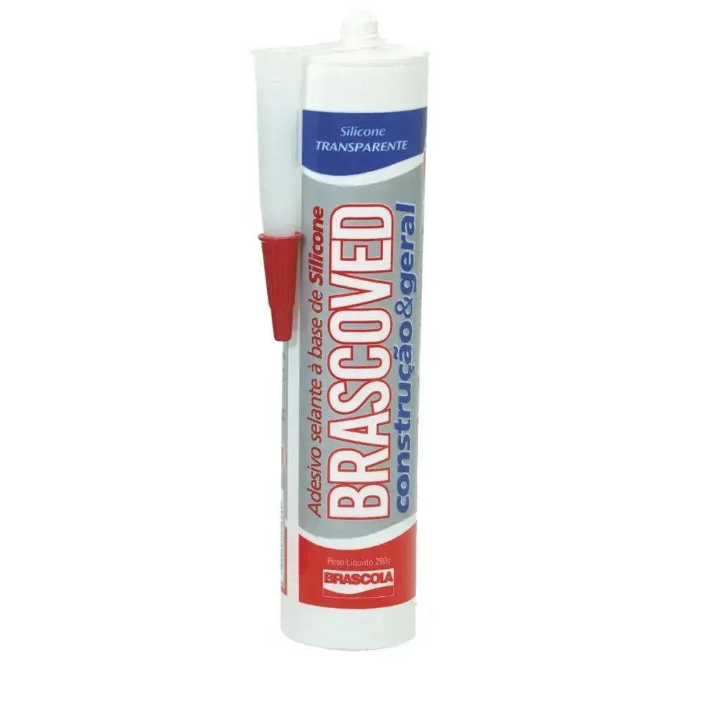 Silicone brascoved transparente 280GR Brascola — fotografia 2